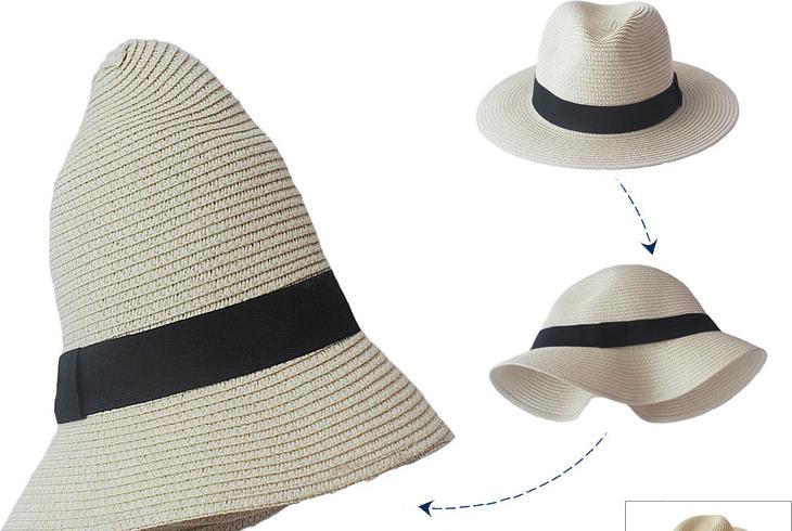 Mũ fedora nam thời trang, nón phớt cói vành rộng nam cao cấp