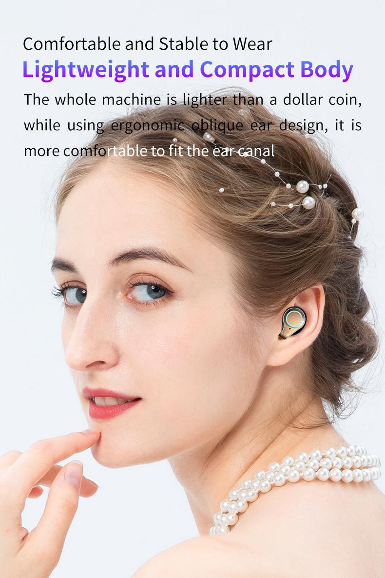 Bluetooth Earphones M18 TWS Wireless Headphones Waterproof Sports Touch Control Headset Charging case Stereo Earbuds