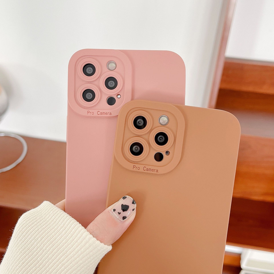 Ốp lưng viền vuông phong cách iphone 13 dành cho 7Plus,8plus,Xs,Xs Max, 11 ProMax, 12ProMax,13,13ProMax