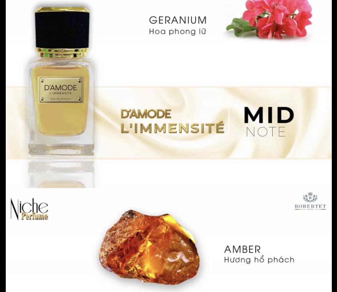 Nước hoa cao cấp độc quyền Damode L'MMENSITE 50ml
