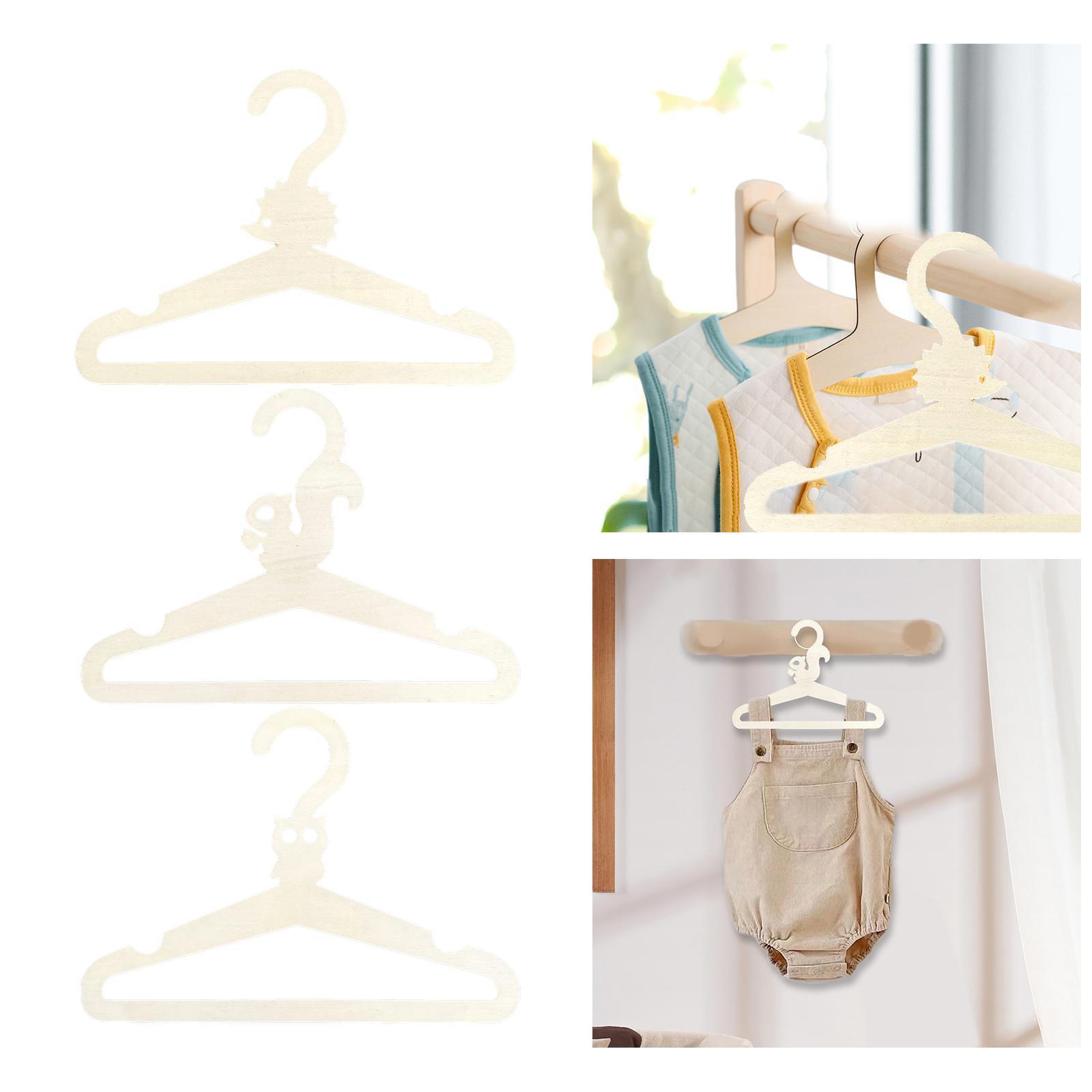 Kids Coat Hanger Clothes Drying Storage Rack Infants Hanger for Trousers