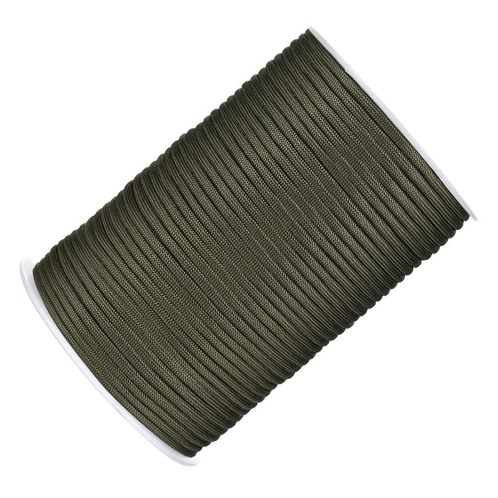 550 Parachute Cord Awning Gazebo Backpacking Fishing Cord Hammock Green