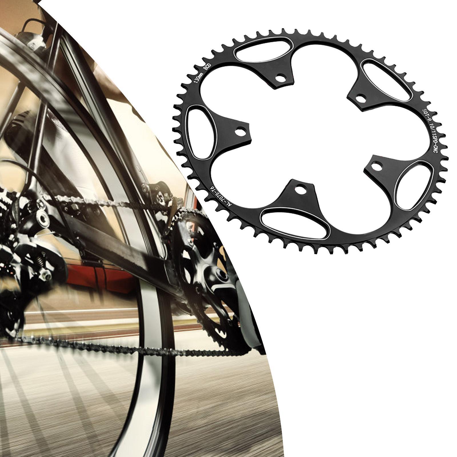 Bike Narrow Wide Chainring 130mm BCD Bike Chainring for Road Bike