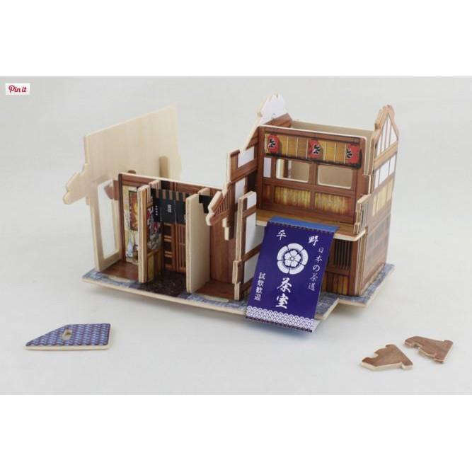 Mô hình gỗ - Japan Tea House F120