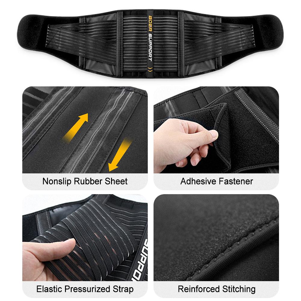 Lumbar Back Support Belt for Men Women Lightweight Breathable Lower Back Brace for Lower Back Pain Relief Sciatica