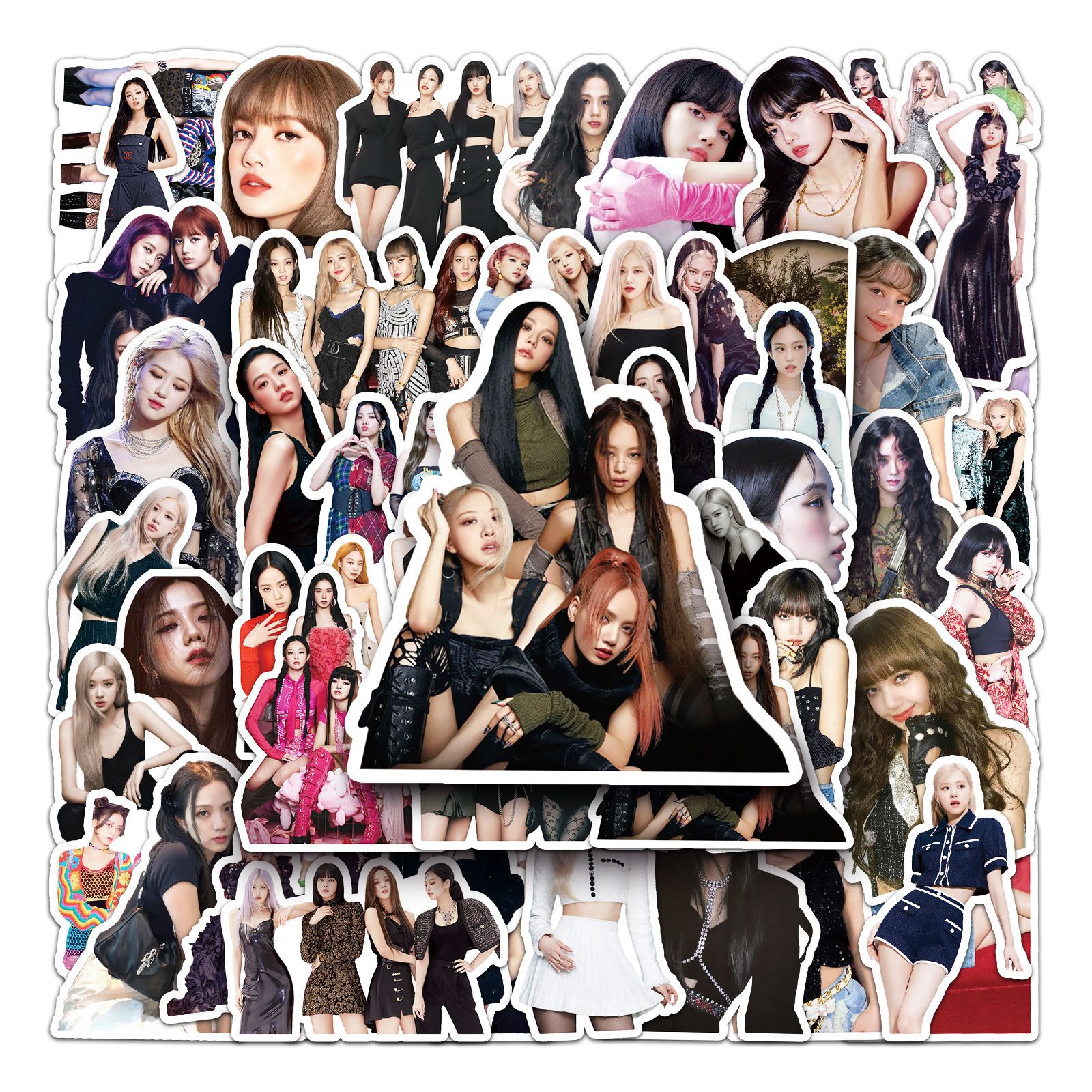 Set 50 hình dán trang trí Blackpink
