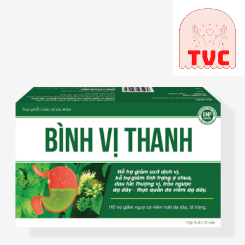 Combo 2 Hộp Bình Vị Thanh - Viên Uống Hỗ Trợ Đẩy Lùi Chứng Trào Ngược & Khó Tiêu Ở Dạ Dày Tá Tràng