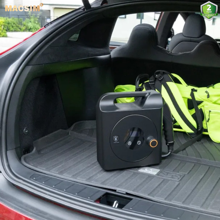 Sạc ô tô điện MG 4 Electric ev - Sạc di động cao cấp 3,68KW (6-16A) chính hãng Macsim