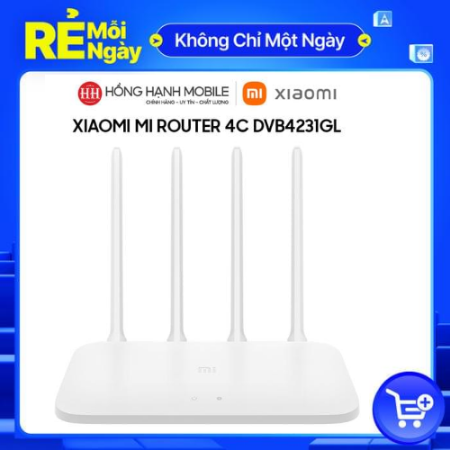 Thiết Bị Mở Rộng Sóng Wifi Xiaomi Mi Router 4C DVB4231GL - Hàng Chính Hãng