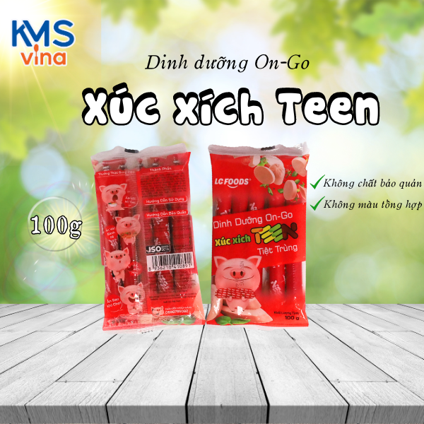 Xúc xích Teen tiệt trùng 100g