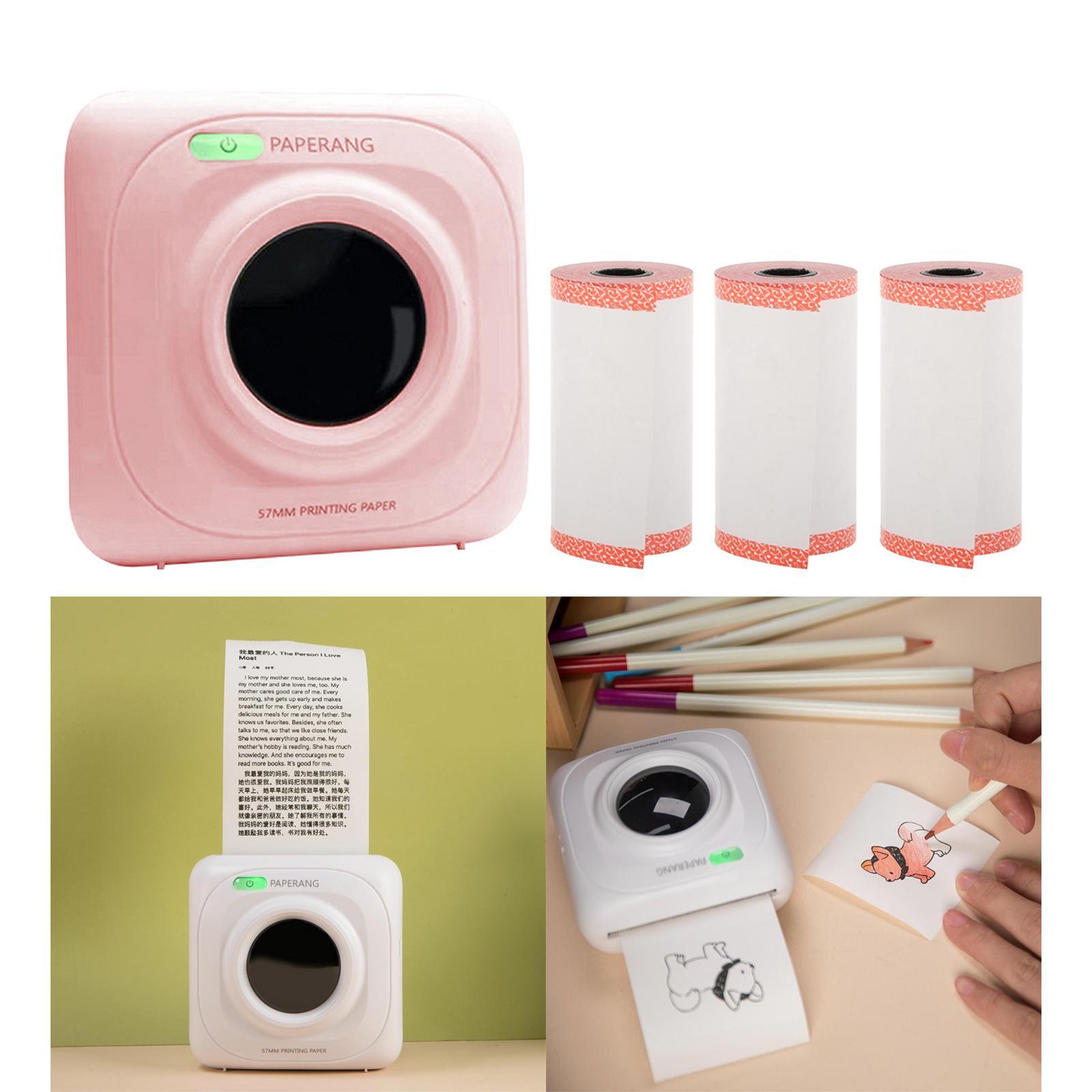 Wireless Photo Label with 4 Roll Thermal Paper  StyleA