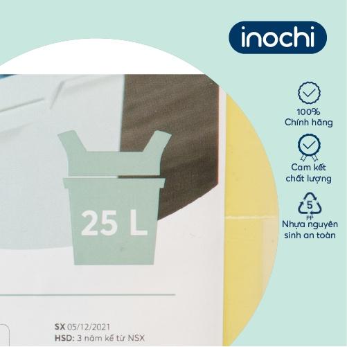 Lô túi rác màu tiện dụng Inochi - Soji 4 x 25L có quai cầm(4 cuộn)