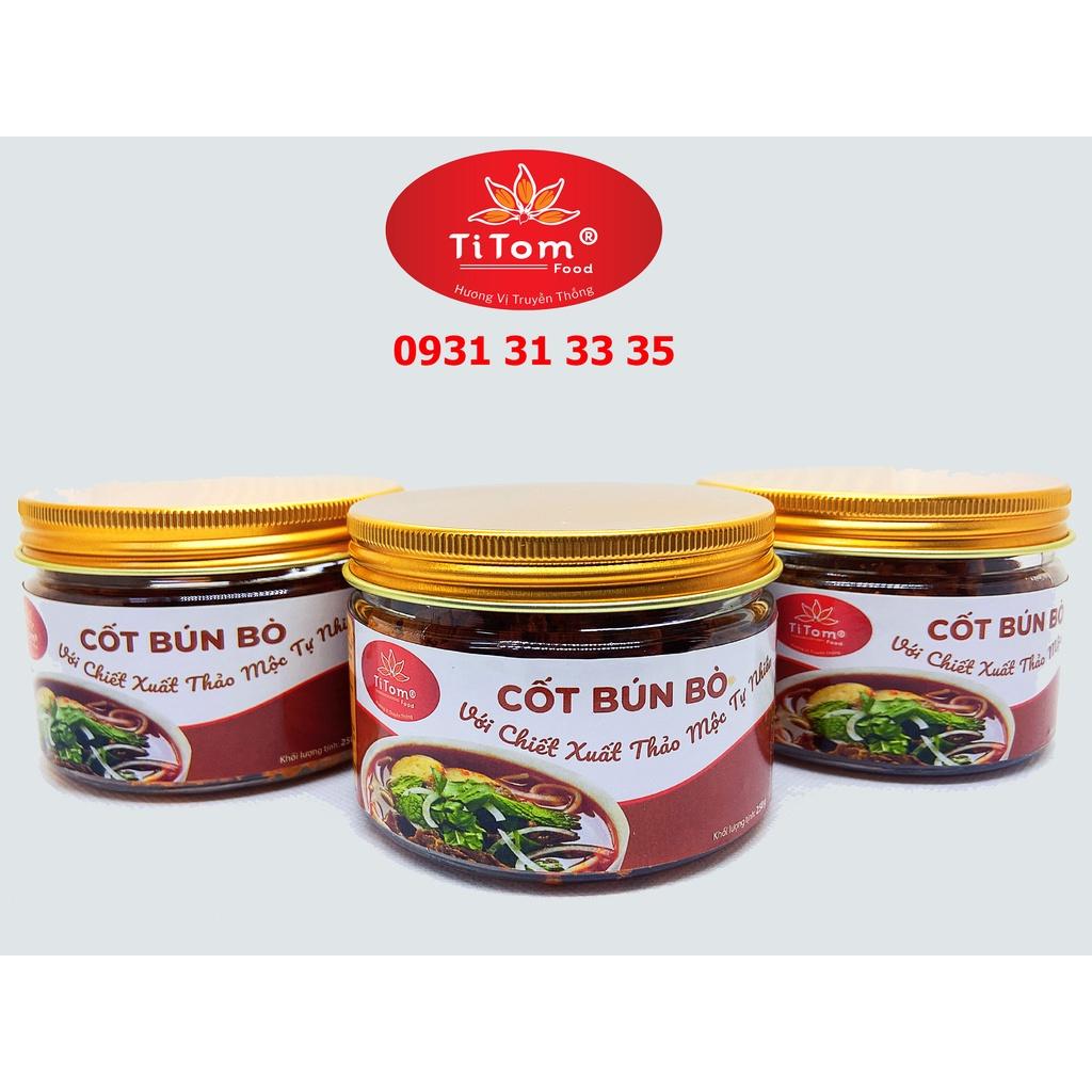 Gia vị nấu bún bò - Gia vị bún bò - Gia vị bún bò nêm sẵn - Cốt bún bò TITOM 250g