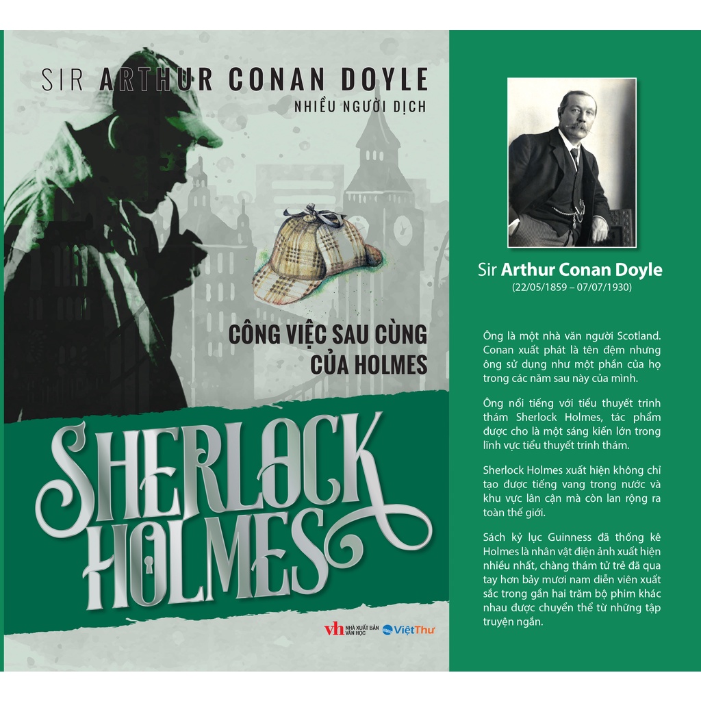 Sherlock Holmes - Công Việc Sau Cùng Của Holmes - Sir Arthur conan doyle (Bìa Mềm)