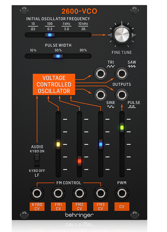 Behringer 2600-VCO Legendary Analog VCO Module for Eurorack -Hàng Chính Hãng