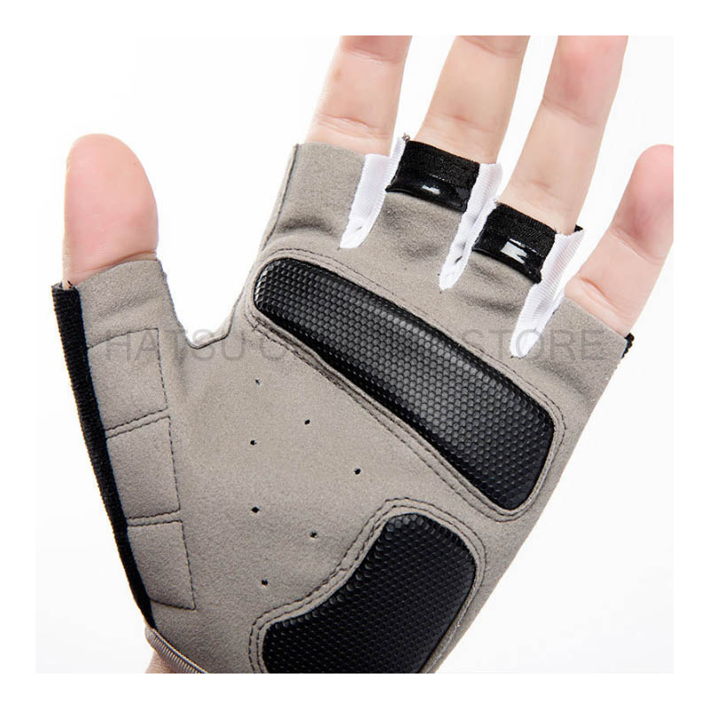 Găng tay chạy xe đạp, xe máy Hatsu MCFK 0101 | bao tay cụt ngón thể Thao | Găng Tay Phượt Nam/Nữ - Theyanch Half-Finger Gloves