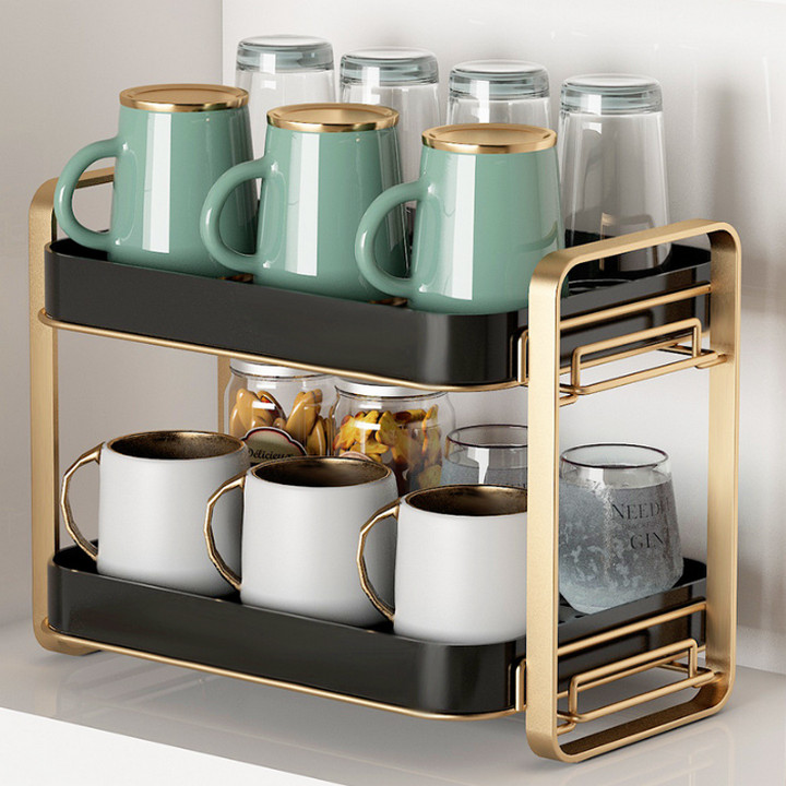 Kệ Đựng Ly Tách G&B Decor 2 Tầng