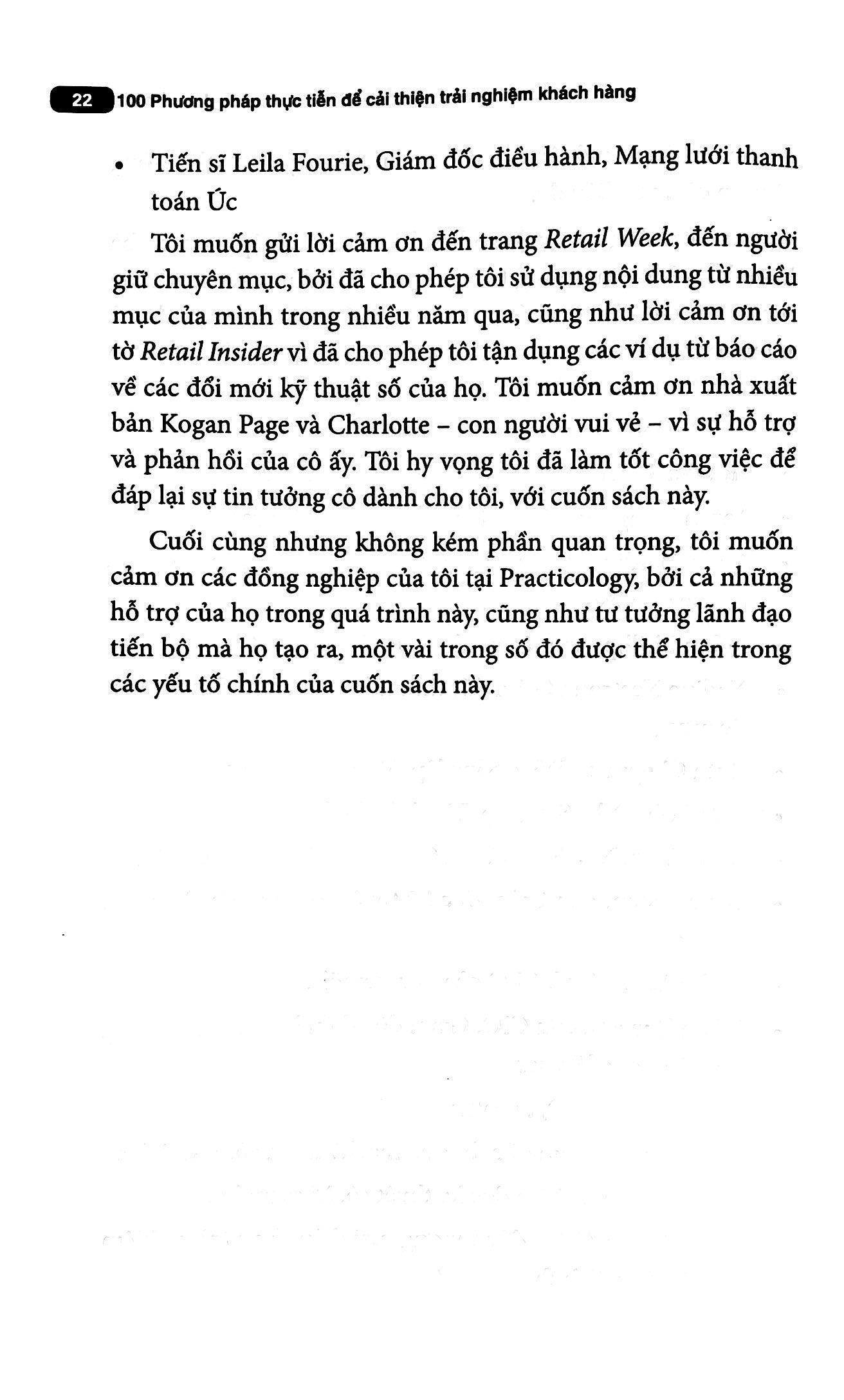 Sách 100 Phương Pháp Thực Tiễn Để Cải Thiện Trải Nghiệm Khách Hàng