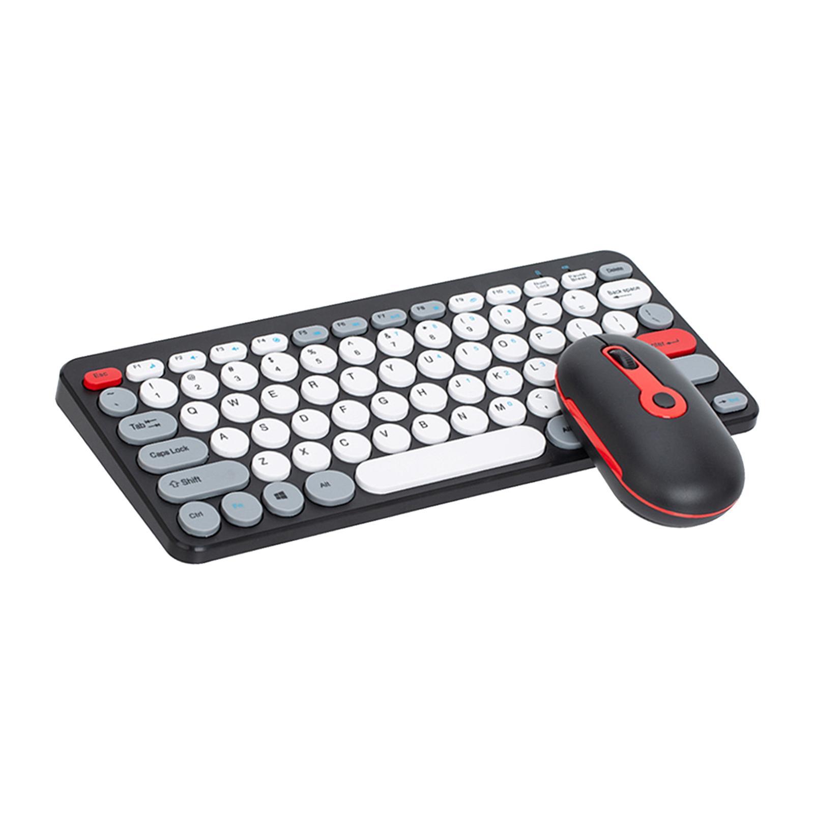 Wireless Computer Keyboard Mouse and Quiet Click for Android Tv Laptop