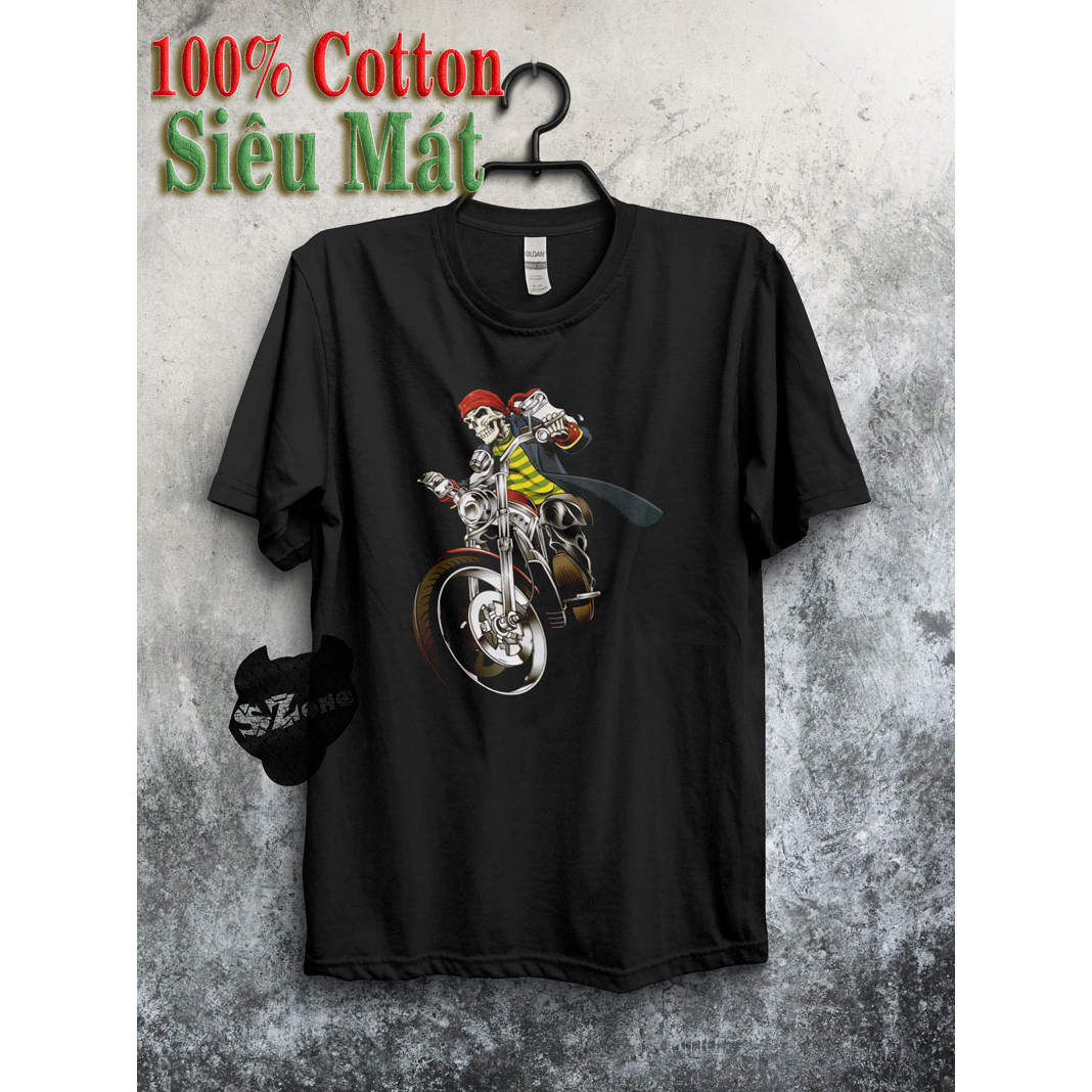 Áo Phông Nam Cotton 100% In Hình 3D Cao Cấp Có Big Size - Áo Thun Nam Ngắn Tay Chất Mát Mùa Hè SZone PM53