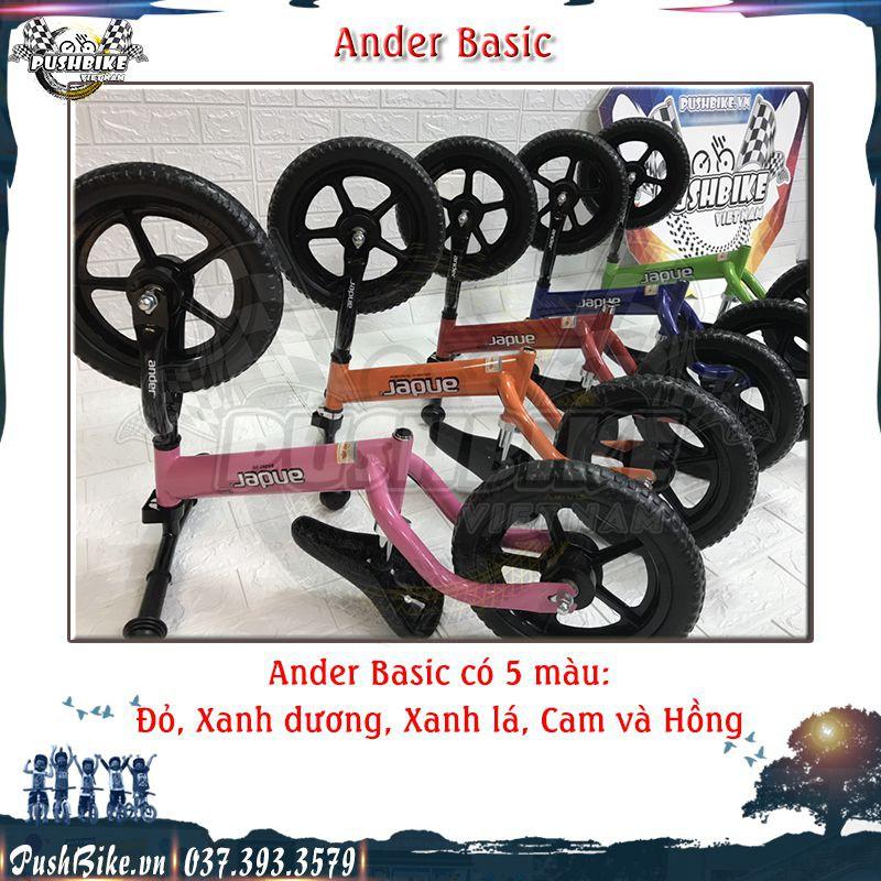 Xe chòi chân cho bé từ 1.5 đến 6 tuổi Ander Basic - Hợp kim thép, sơn tĩnh điện, nặng 2.9kg