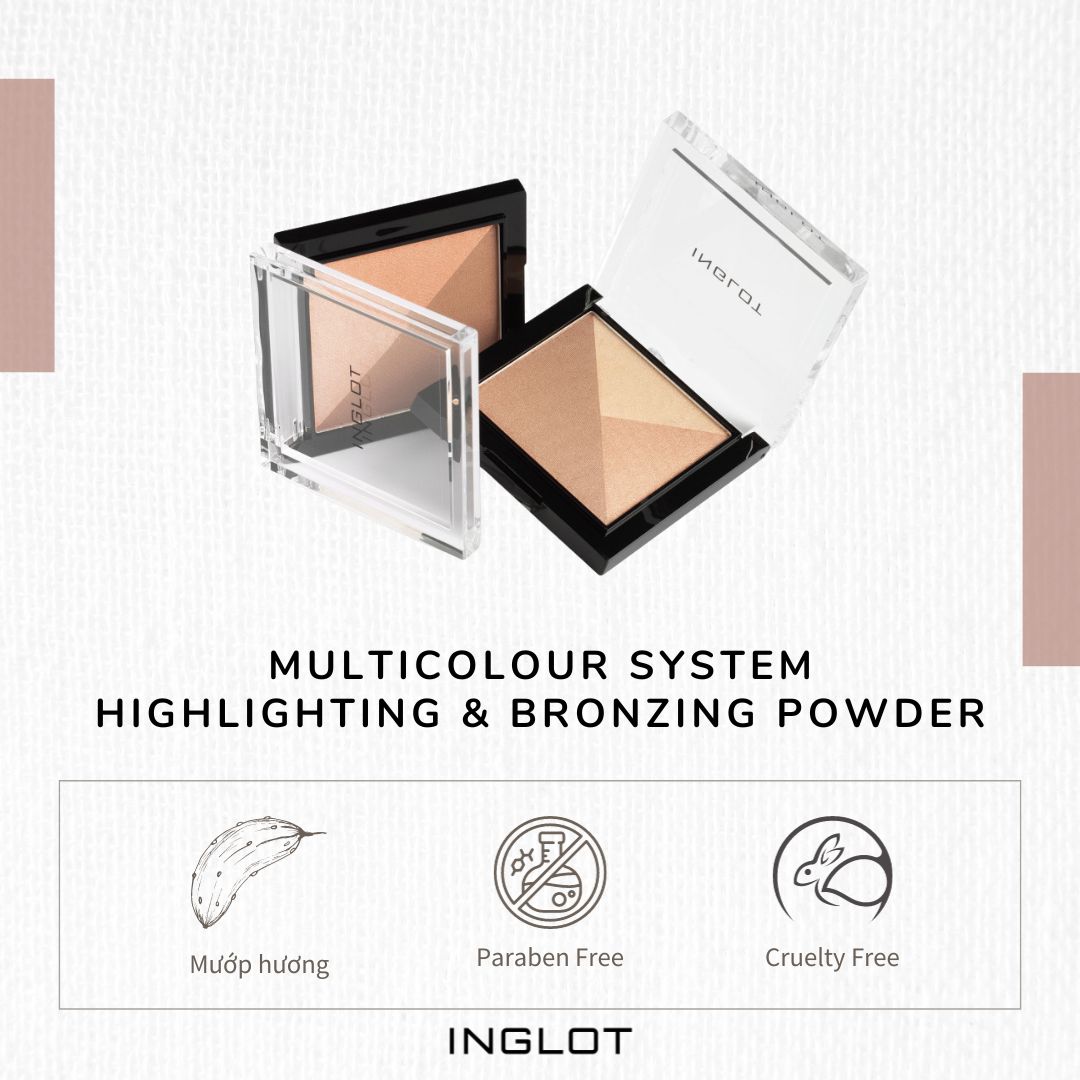 Phấn nhũ bắt sáng và tạo khối Multicolour INGLOT