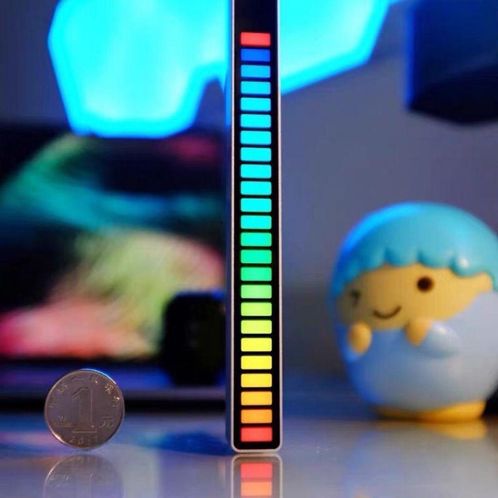 Thanh đèn led cảm ứng nhạc MT7A - Đèn led RGB nháy theo nhạc 32 hạt - Sử dụng nguồn USB cắm trực tiếp, không dùng app