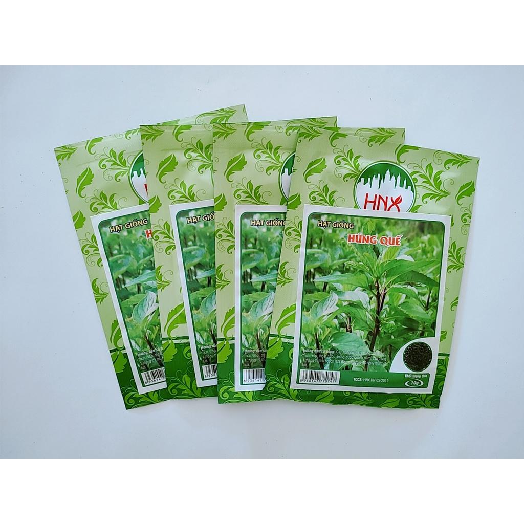 Hạt giống húng quế cao sản, dễ trồng, chịu nhiệt tốt gói 10g