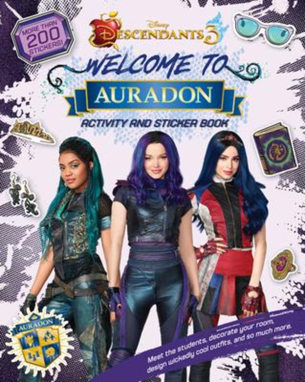 Sách - Welcome to Auradon: A Descendants 3 Sticker and Activity Book by Disney Book Group (paperback)