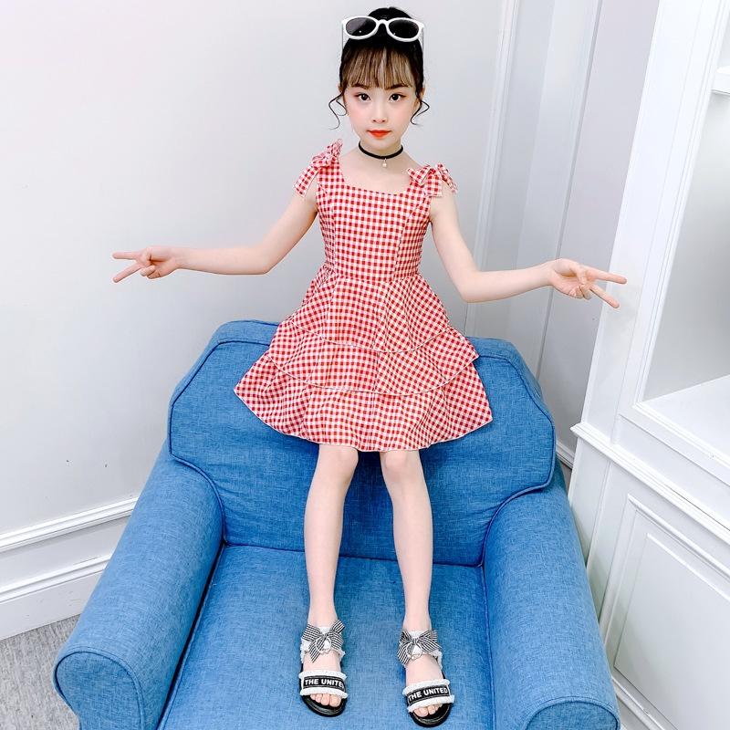 VL36 Size110-160 (15-40kg) Đầm cho bé gái, kiểu dáng công chúa Thời trang trẻ Em hàng quảng châu