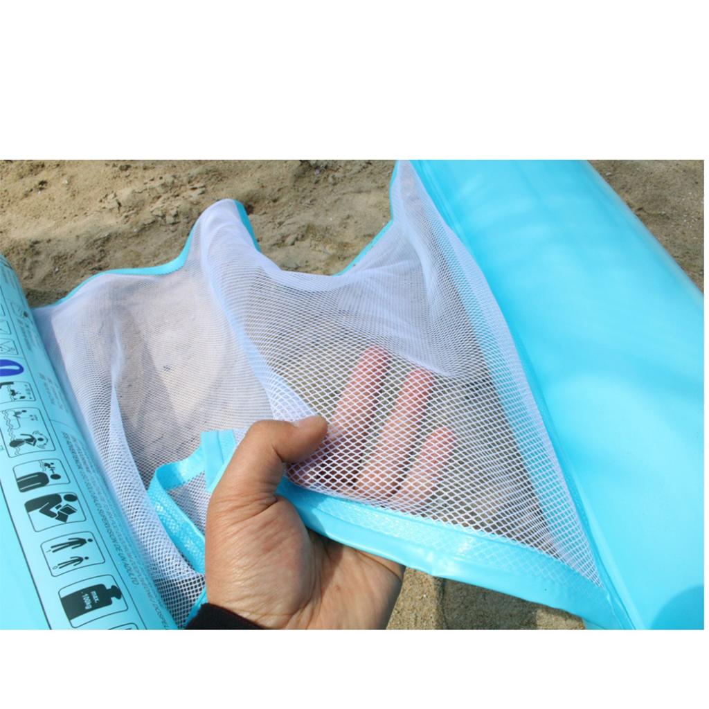 3Pcs Pool Floating Hammock Buoyancy Inflated Water Bed Chair Party Fun Toy