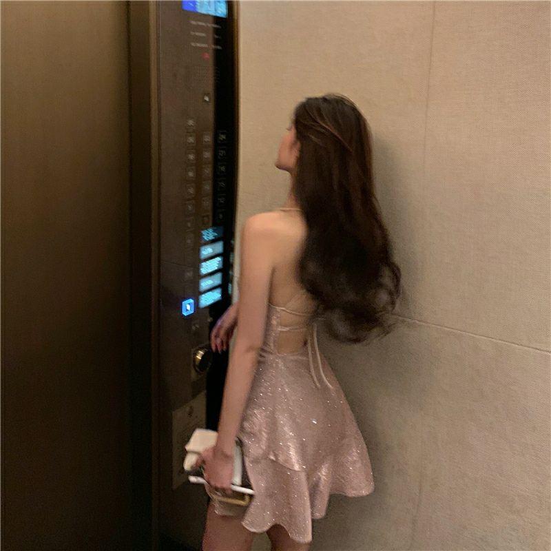 Đầm Bling hở lưng gợi cảm_làEM