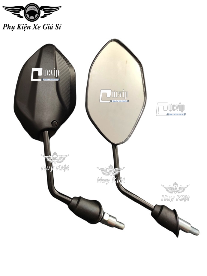 Cặp Kính Gương Chiếu Hậu AirBlade AB 2016 - 2019 Gắn Tất Cả Dòng Xe Honda Chân Kính 10Ly MS4463