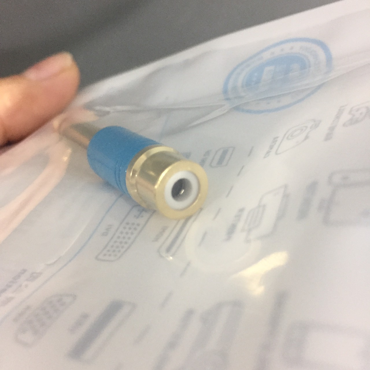 Đầu chuyển 6.5mm Male ra RCA Female Vention VDD-C03 _ Hàng chính hãng