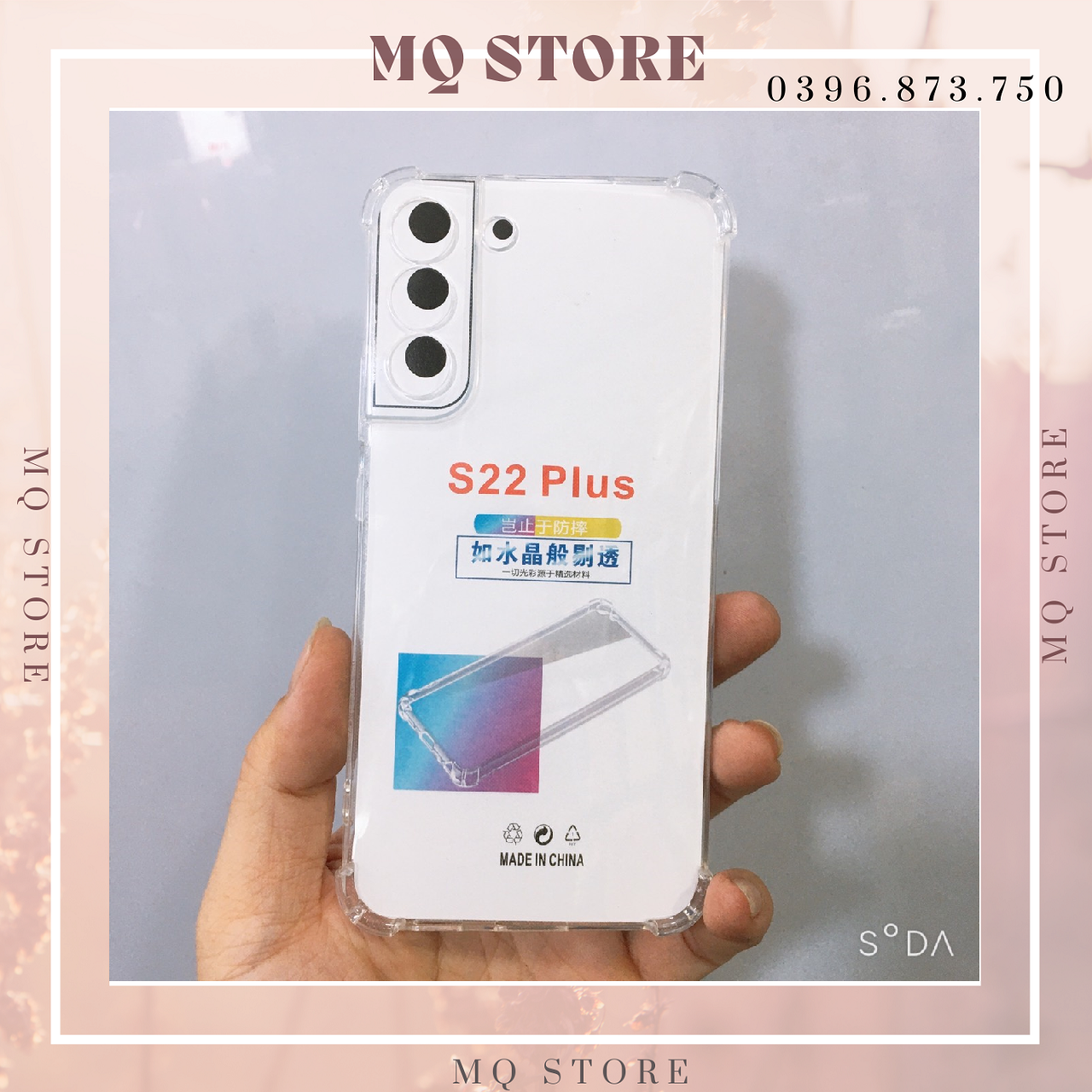 Ốp lưng trong suốt chống sốc 4 góc dành cho Samsung S22, S22 Plus, S22 Ultra