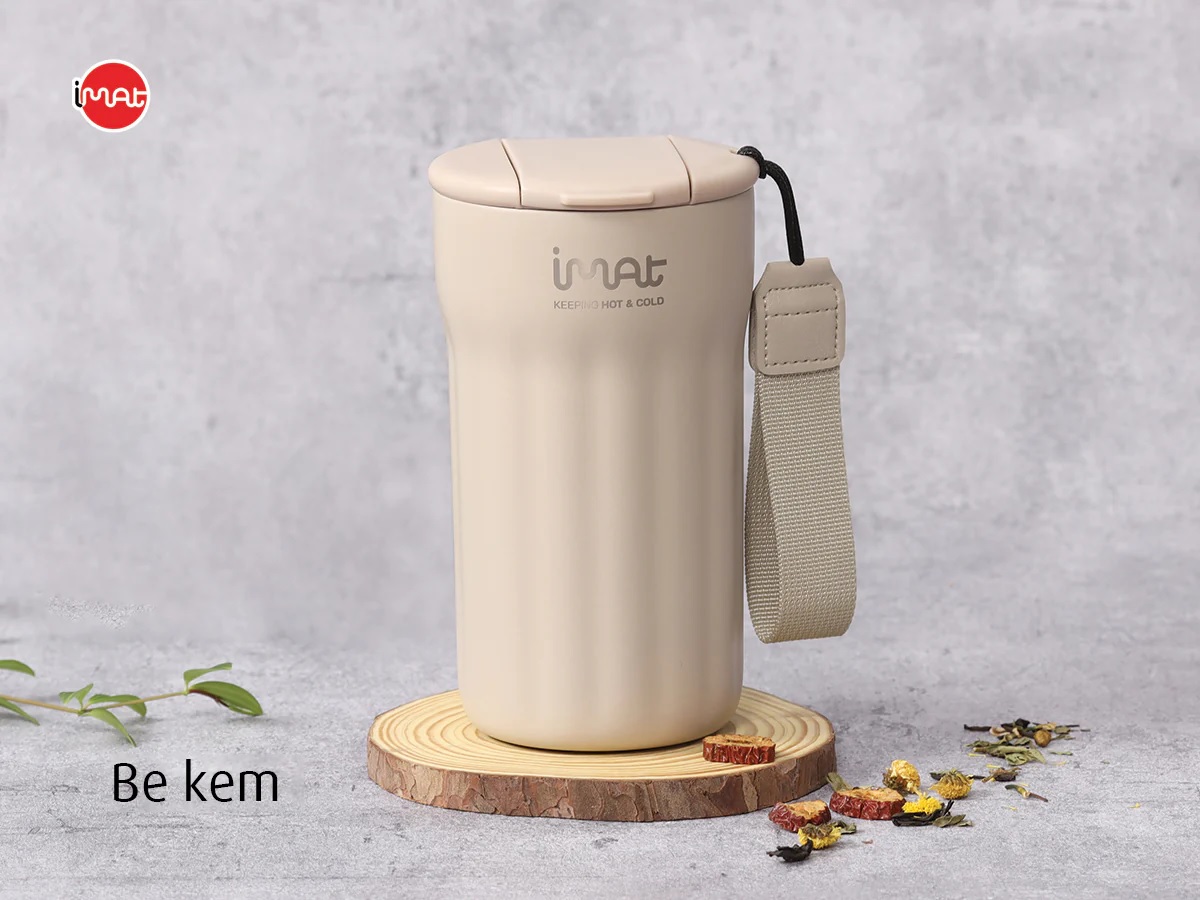 [Hàng chính hãng] Bình giữ nhiệt inox có phin lọc iMat 380ml / 500ml / 1200ml / 1500ml / 2000ml Dùng ủ, giữ nhiệt, sản phẩm làm Inox 304