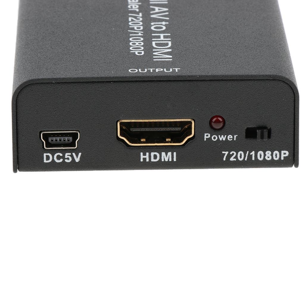 To AV 3RCA CVBS Composite Video Audio Converter Adapter For PS4 PC