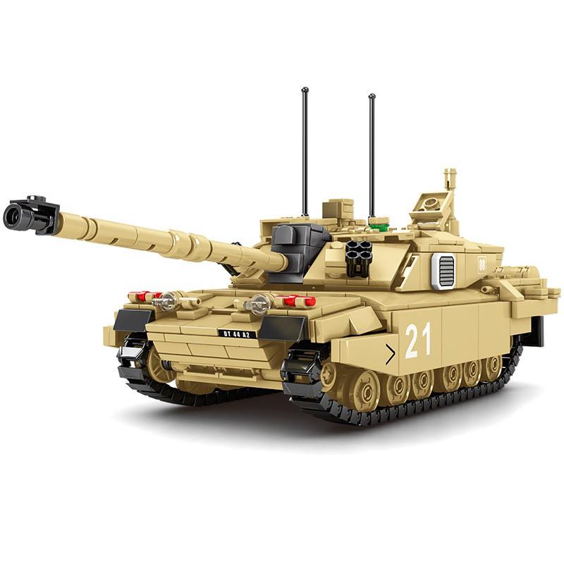 Đồ chơi Lắp ráp Xe Tăng FV 4034 Challenger II - SY0105 Tank Bristish - Mô hình thông minh - Xếp hình trí tuệ