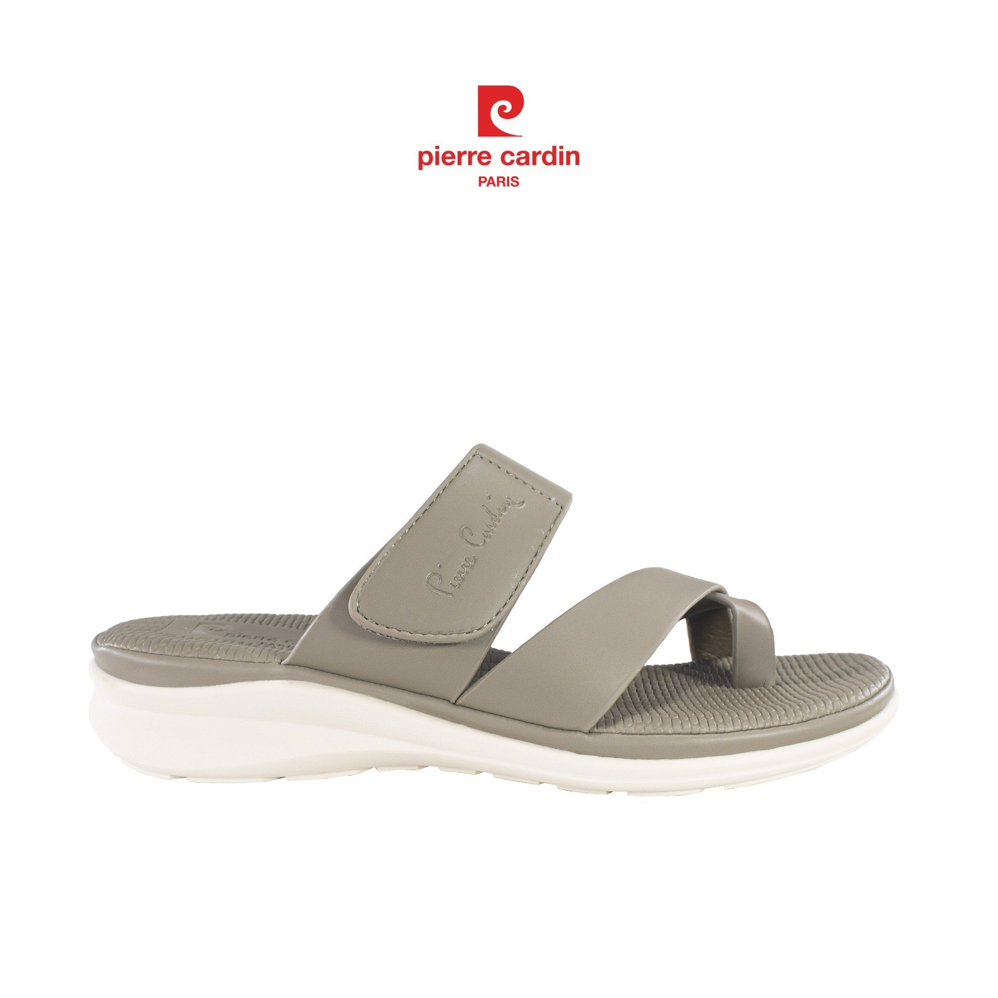 Sandal nữ Pierre Cardin chất liệu da cao cấp, đế cao 2 phân - PCWFWS 226