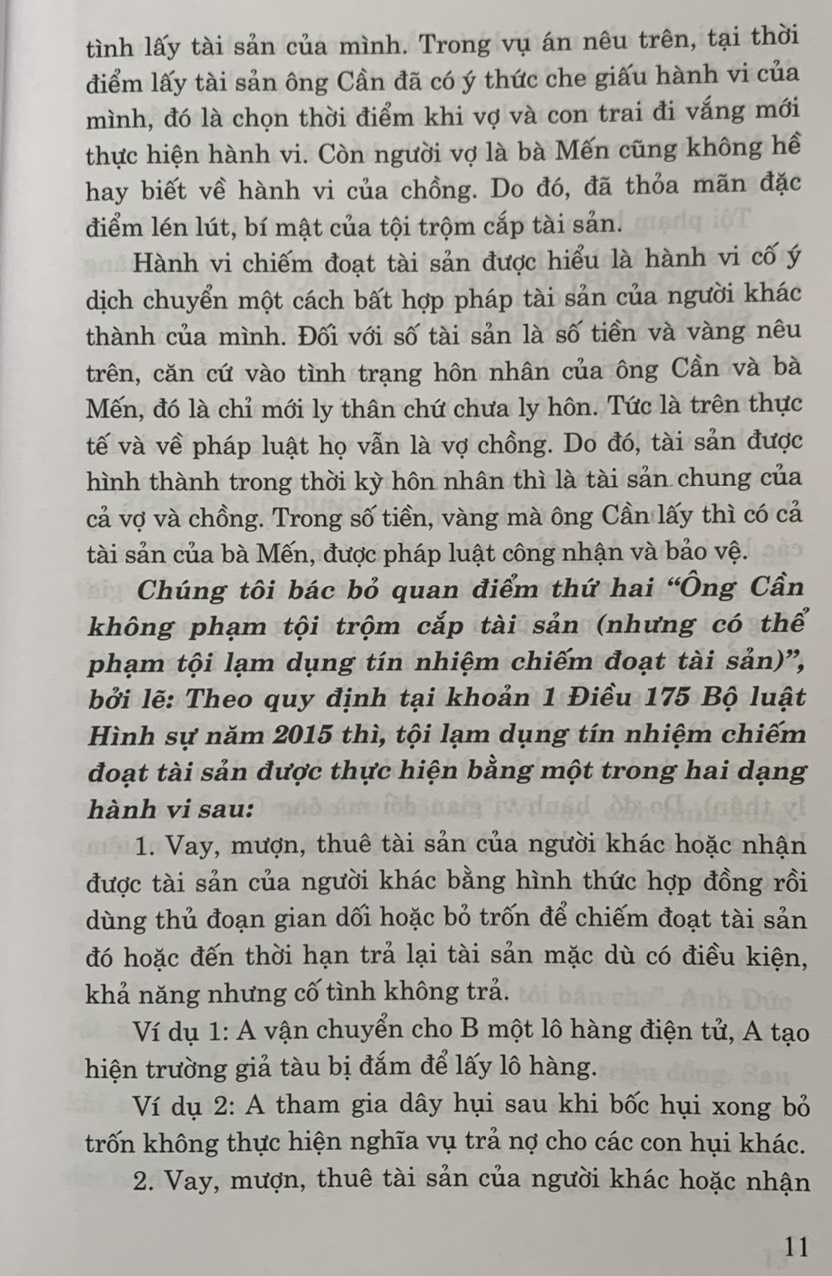 Bình luận án hình sự phức tạp, có nhiều quan điểm khác nhau trong quá trình tiến hành tố tụng và một số án lệ, quyết định giám đốc thẩm (tái bản lần thứ nhất, có sửa đổi, bổ sung)