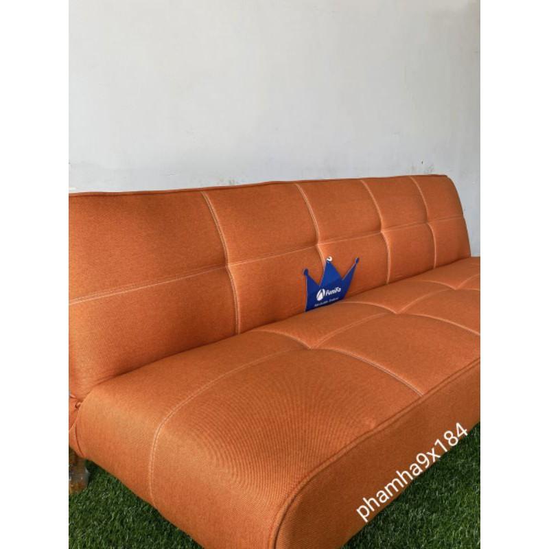 Sofa bed . Sofa giường màu CAM. Kích thước 170 x 86 x 38 cm. Nệm lò xo