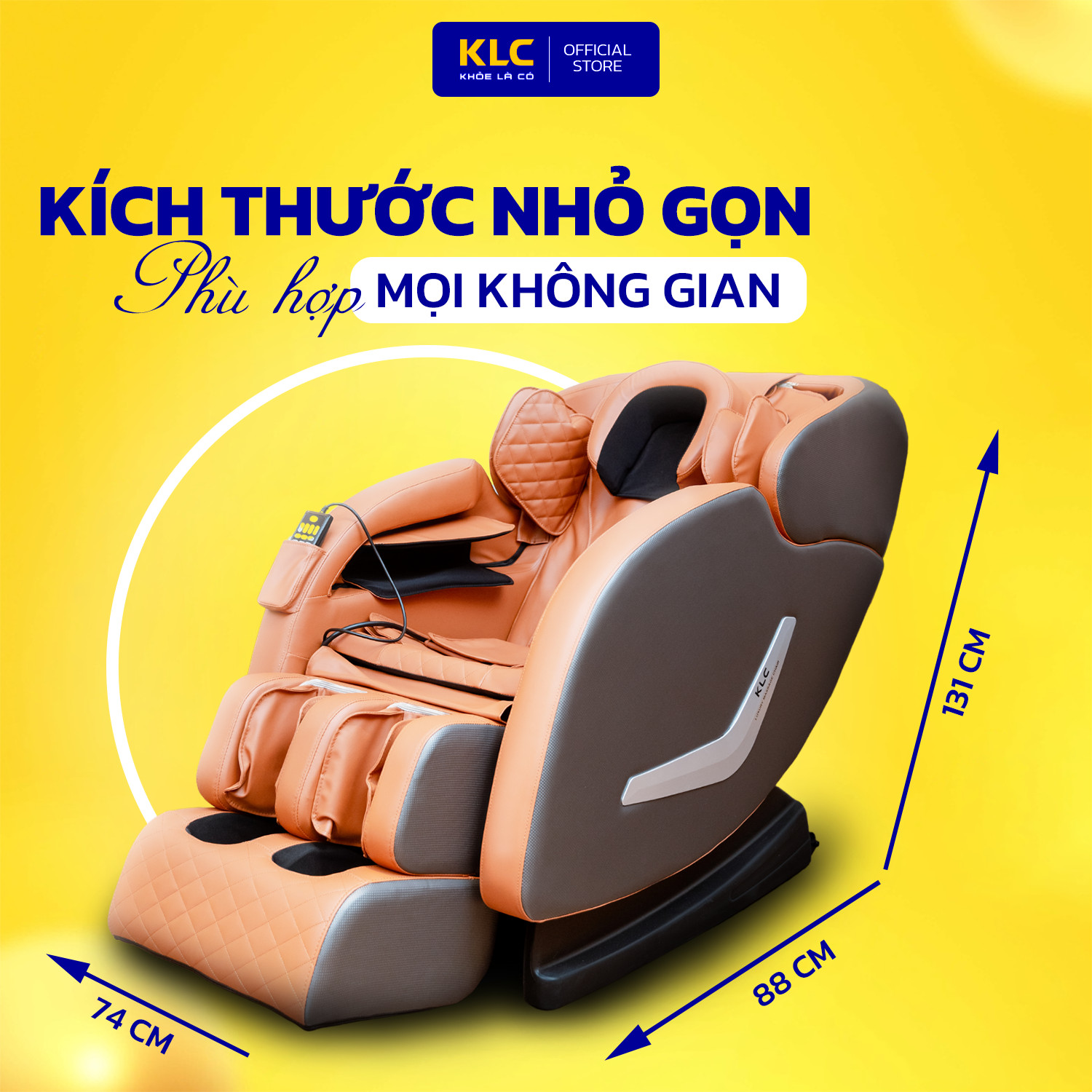 Ghế massage toàn thân KLC KY6868, Công nghệ hồng ngoại kết hợp con lăn 2D, hệ thống cảm biến quang học