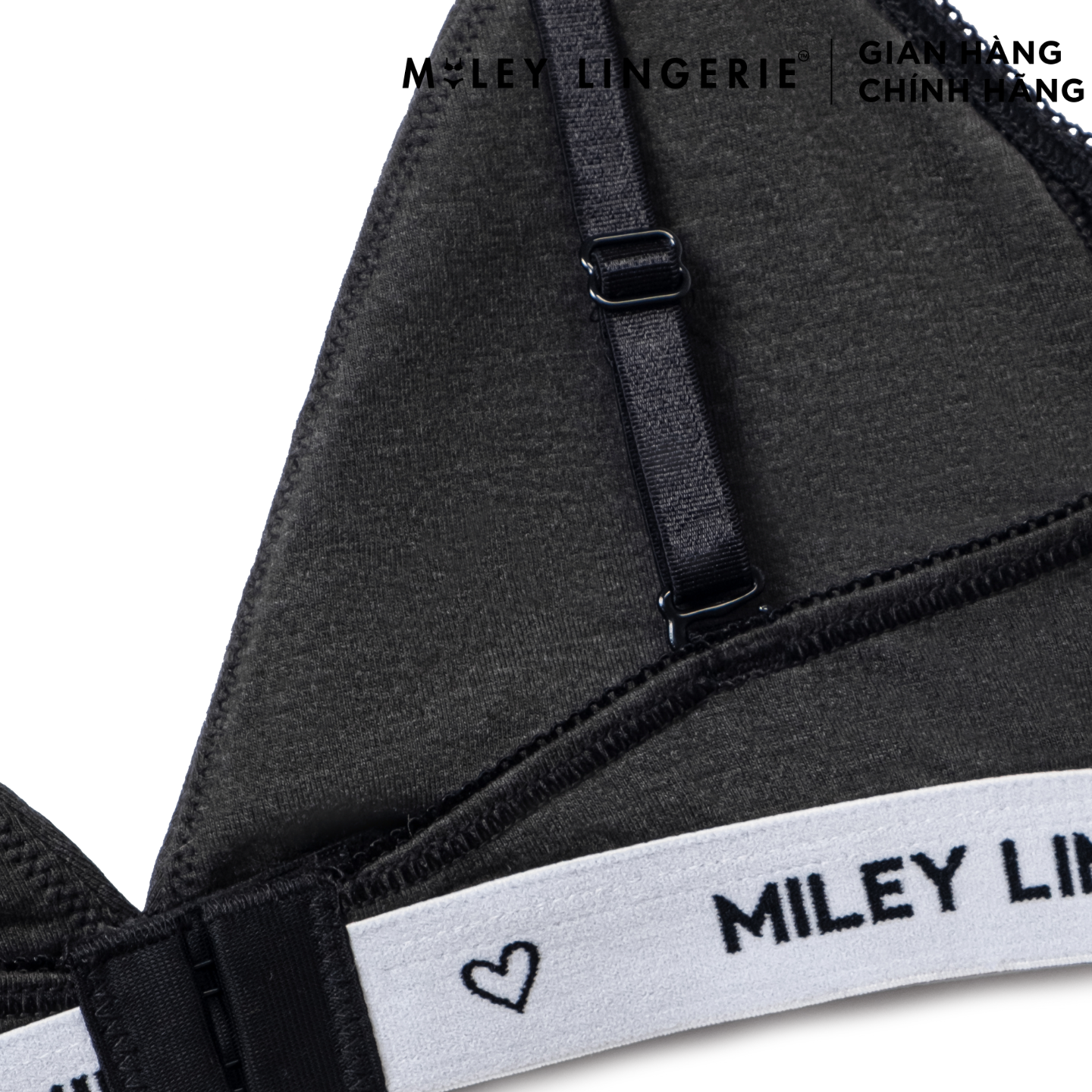 Bộ Đồ Lót Mút Mỏng Không Gọng thời Trang Và Quần Boxer Cotton Tự Nhiên Viền Lưng Logo BeingMe Miley Lingerie