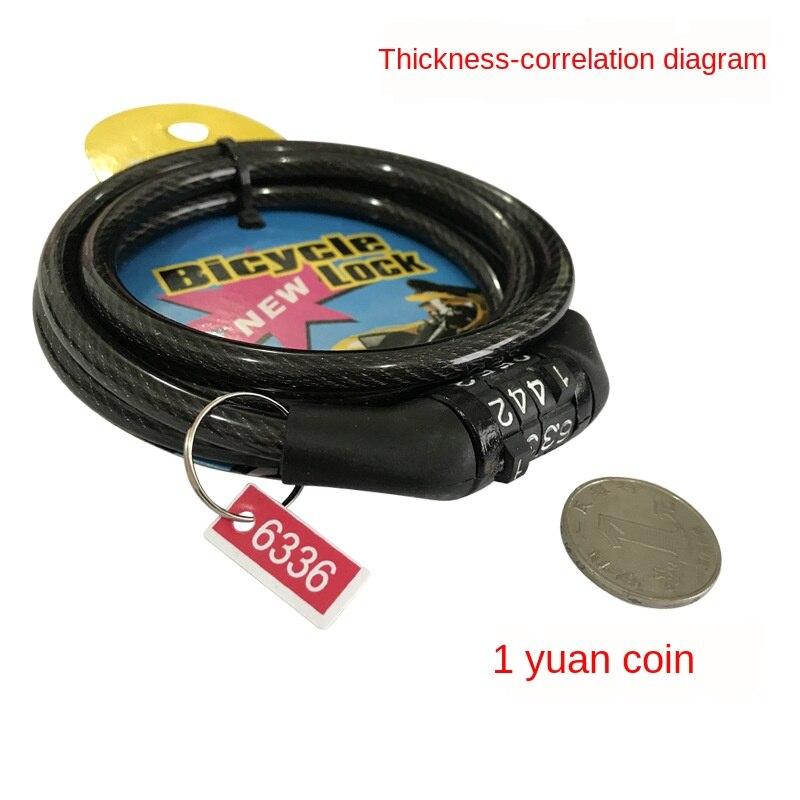 Dây khóa mã số Mosoworld chống trộm tiện lợi dành cho xe đạp / xe máy