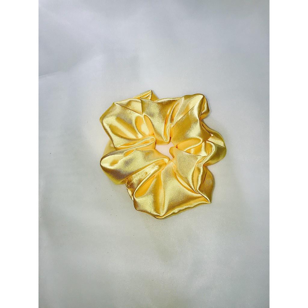 Buộc Tóc Scrunchies Cột Tóc Scrunchies Phi Bóng Mềm Mại Nhiều Màu