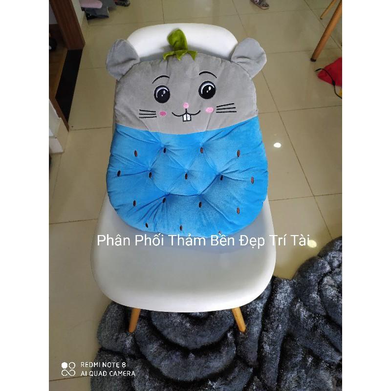Đệm ngồi bệt, gối tựa lưng mềm êm hình thú siêu cute, nệm ngồi bệt hoạt hình