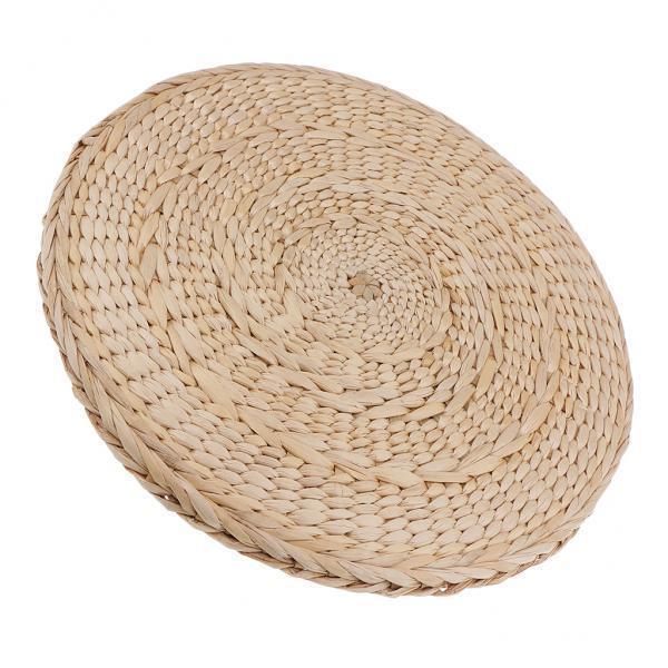 2X 30 cm weaving tatami cushion seat mat round cushion tea chair