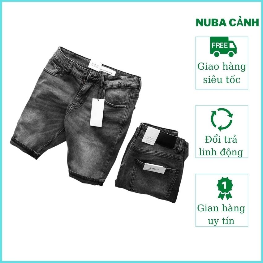 Quần short jean nam chất bò cá tính trẻ trung,nuba 211