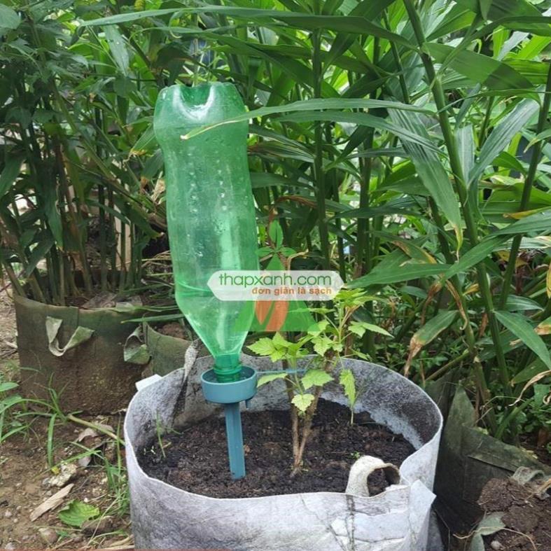 Bộ 5 Que cắm tưới lắp chai C-03, Đầu cắm tưới nhỏ giọt 3 chế độ, Que cắm nhỏ giọt lắp chai nhựa pet 206801-2