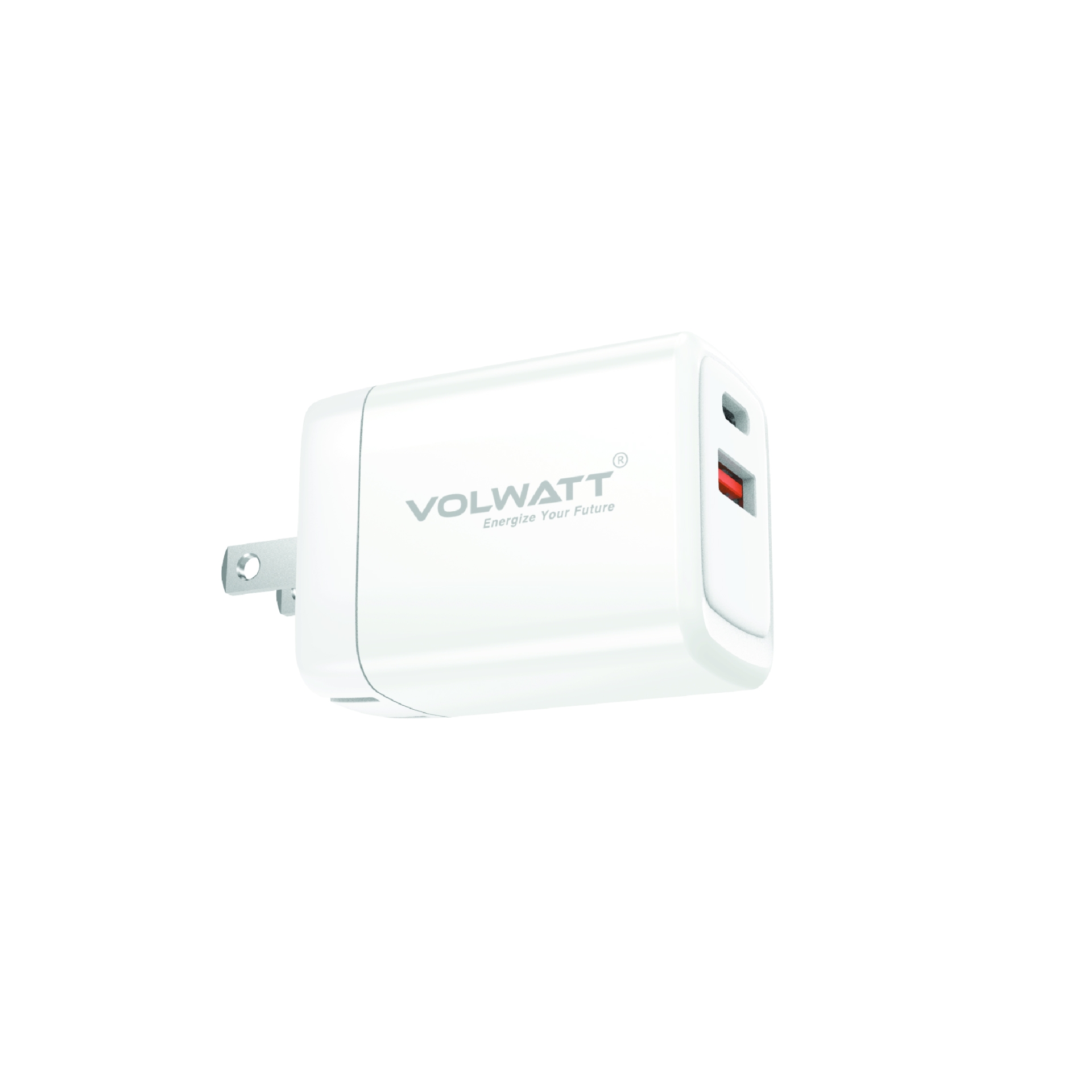 Củ sạc siêu nhanh Volwatt GE-35-C-M GaN 35W PD+QC Dual Ports - Hàng Chính Hãng Full Box